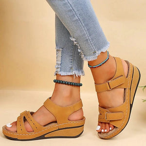 Lively® Sandales Jaune / 35 Sandales orthopédiques en cuir | Lively™